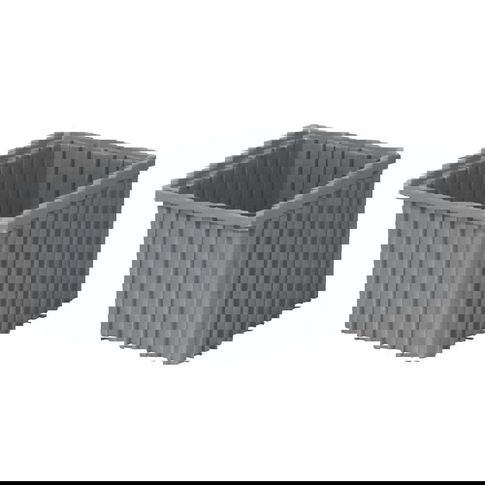 Polypropylene Dividable Storage Tote: 35 lb Capacity